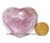 Coraçao Ametista Pedra Natural Ideal P/Presentear Cod 116122