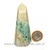 Ponta Jade Verde Lapidado Pedra Natural de Garimpo Cod 121206