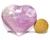 Coraçao Ametista Pedra Natural Ideal P/Presentear Cod 116111