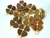 Colar Trevo 4 Folhas Quartzo Cereja Pedra Natural Dourado - comprar online