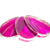 Colar Chapa de Agata Rosa Pedra Natural Envolto Prateado na internet