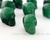 Cranio Cristal Quartzo Verde Esculpido em Pedra Natural Pequeno - loja online