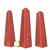 Obelisco Quartzo Vermelho Natural Lapidação Manual 12 a 15cm - comprar online