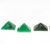 05 Piramide Quartzo Verde 20mm Natural Medida Baseada Quéops