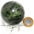 Esfera Epidoto Verde Incrustado no Quartzo Natural Cod 113577