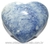 Coração Quartzo Azul Pedra Natural de Garimpo Cod 114988