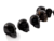 Cranio Furo Vazado Pedra Obsidiana Negra De Garimpo Esculpido Pequeno - comprar online
