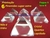 6 Piramides Cristal Pacote Pague 5 leve 6 Medidas Baseada Queops 15 a 20 MM