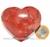 Coração Quartzo Vermelho Pedra Natural de Garimpo Cod 128180