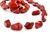 Jaspe Vermelho Rolado Furo Vazado Horizontal Pedra Natural REFF - comprar online