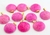 Pingente Disco Liso Amazonita Pink Pedra Natural Pino Dourado na internet
