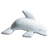 Golfinho esculpido artesanato em pedra mármore branco 20 cm na internet