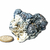 Galena Bruto Mineral Chumbo e Prata Inclusão de Pirita 5 cm - Distribuidora CristaisdeCurvelo