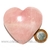 Coração Pedra Quartzo Rosa Natural Pedra do Amor Cod 134067 - comprar online