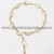 5 Pulseira Pedra Cristal Na Gaiola Banho Dourado ATACADO - buy online