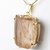 Colar Pedra Cristal Rutilo Baguette Garra Dourada - comprar online