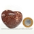 Coração Pedra Quartzo Jiboia Natural Lapidação manual Cod 126883
