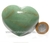 Coração Quartzo Verde Natural Comum Qualidade Cod 119836