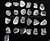 Jogo de Runas Alfabeto Antiga Europa Viking 25 Pedras Natural Quartzo Cristal - buy online