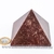 Pirâmide GRANDE Pedra Quartzo Vermelho Natural Queops cod 120728