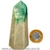 Ponta Jade Verde Lapidado Pedra Natural de Garimpo Cod 109842