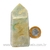Ponta Jade Verde Lapidado Pedra Natural de Garimpo Cod 128998