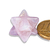 10 Merkabah Quartzo Rosa Sem Furo Lapidação Vibrador ATACADO - Distribuidora CristaisdeCurvelo