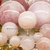 1 Kg Esfera Bola Quartzo Rosa Pedra Natural Comum ATACADO na internet