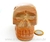 Cranio Pedra Dolomita Marrom Natural Caveira Esculpido Skull Stone Cod CM971.6 - comprar online