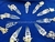 10 Pendulo Egipcio Cristal Pedras Extras Montagem Corrente Prateado - ATACADO - comprar online