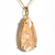 Colar Cristal Pedra Lodolita Grande Gota Garra Dourada - comprar online