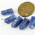 05 Micro Pontinha Quartzo Azul Pedra 15mm pra montar joias