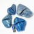 Imagem do Porta Cartão De Visitas Quartzo Azul Pedra 80mm Natural Polido