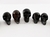 Cranio Furo Vazado Pedra Obsidiana Negra De Garimpo Esculpido Pequeno na internet