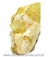 Chapa de Mica Amarela Bruta Natural de Garimpo Cod 115582