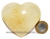 Coração Hematoide Amarelo Natural Presente Ideal Cod 116030