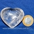 Coração Cristal Comum Qualidade Natural Garimpo Cod 126248