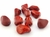 Jaspe Vermelho Rolado Furo Vazado Horizontal Pedra Natural REFF