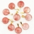 Colar Mini Disco Quartzo Cherry Pedra Natural Pino Dourado na internet