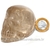 Crânio Fumê Pedra Lapidado Manualmente Artesanal Cod 126147 - comprar online