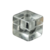 Pingente Pedra Cubo Cristal Difusor Aromaterapia Ranhurado