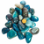1kg Ágata Tom Verde azulado Pedra Rolada G 40 mm - buy online