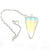 Pendulo Pedra da Lua Opalina Natural Lapidação Facetado - buy online
