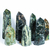 01 kg Ponta Malaquita Verde Incrustada Pedra Natural ATACADO on internet
