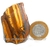Chapa Olho de Tigre Polida Pedra Natural Colecionar Cod 129344