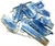 10 Canudos Cianita Azul Extra Pingente Prata 950 ATACADO