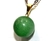 Colar Bolinha Pedra Quartzo Verde Pino Dourada - comprar online