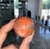Mini Esfera Calcita Laranja 35mm Pedra Natural Boa Cor
