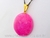 Pingente Disco Liso Amazonita Pink Pedra Natural Pino Dourado - comprar online