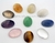 100 Cabochao Oval PEDRAS MISTAS Pedra Lapidado Manual 18 x 25 MM on internet